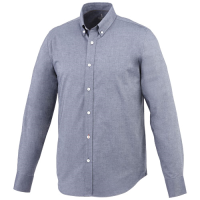 Picture of VAILLANT LONG SLEEVE MENS OXFORD SHIRT in Oxford Navy