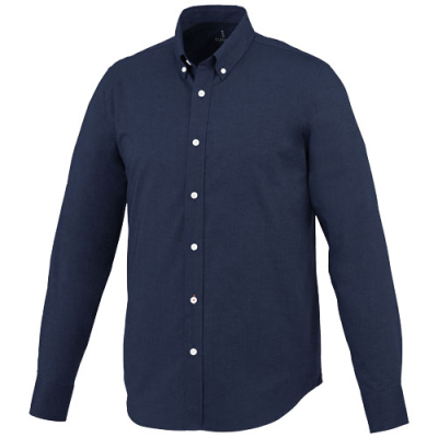 Picture of VAILLANT LONG SLEEVE MENS OXFORD SHIRT in Navy.