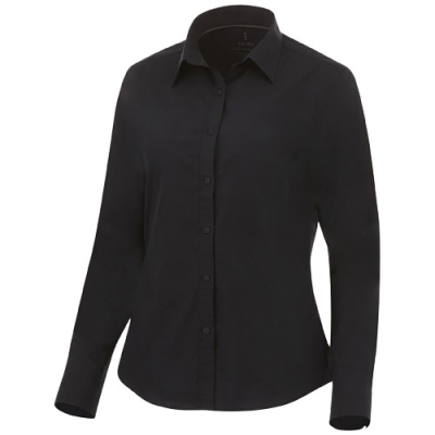 Picture of HAMELL LONG SLEEVE LADIES SHIRT in Solid Black