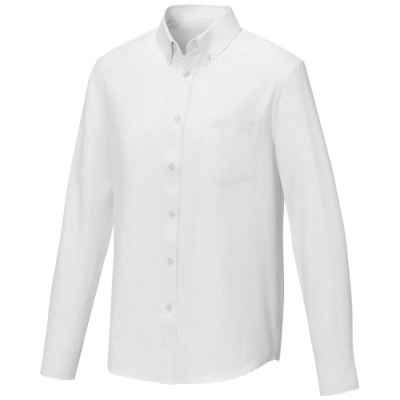 Picture of POLLUX LONG SLEEVE MENS SHIRT in White.