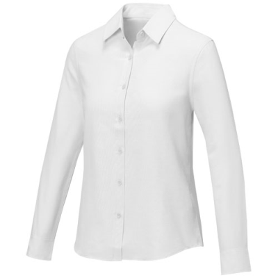 Picture of POLLUX LONG SLEEVE LADIES SHIRT in White.