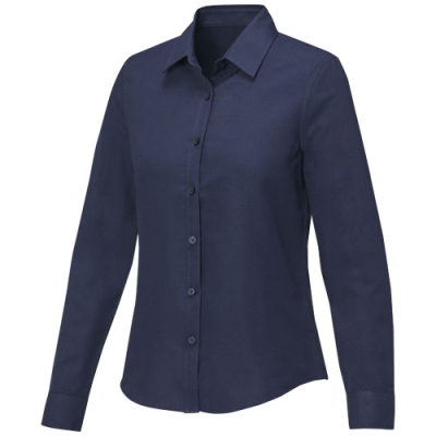 Picture of POLLUX LONG SLEEVE LADIES SHIRT in Navy.