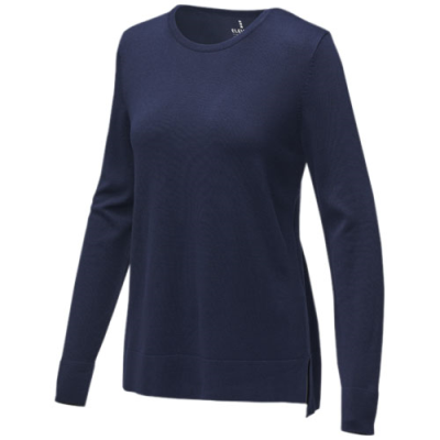 Picture of MERRIT LADIES CREW NECK PULLOVER in Navy