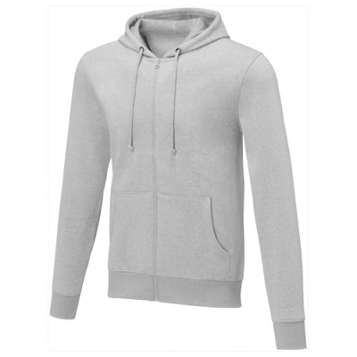 Picture of THERON MEN’S FULL ZIP HOODED HOODY in Heather Grey