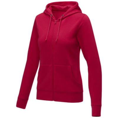 Picture of THERON WOMEN’S FULL ZIP HOODED HOODY in Red.