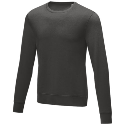 Picture of ZENON MEN’S CREW NECK SWEATER in Storm Grey.