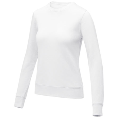 Picture of ZENON WOMEN’S CREW NECK SWEATER in White.