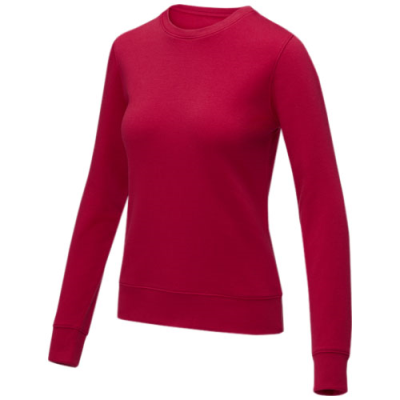 Picture of ZENON WOMEN’S CREW NECK SWEATER in Red.