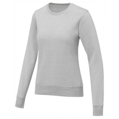 Picture of ZENON WOMEN’S CREW NECK SWEATER in Heather Grey.