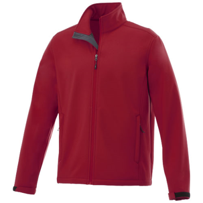 Picture of MAXSON MENS SOFTSHELL JACKET in Red