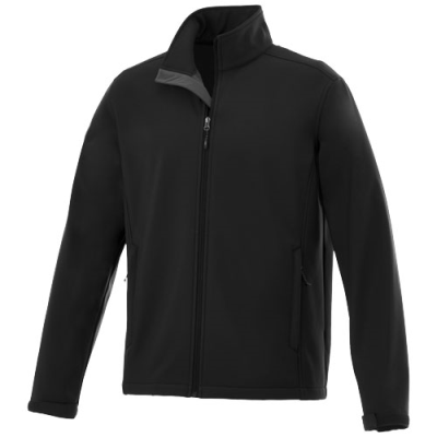 Picture of MAXSON MENS SOFTSHELL JACKET in Solid Black