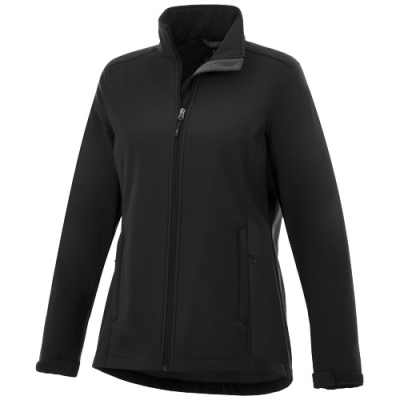 Picture of MAXSON LADIES SOFTSHELL JACKET in Solid Black