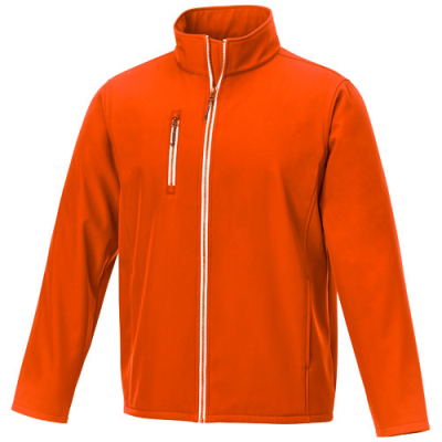 Picture of ORION MENS SOFTSHELL JACKET in Orange