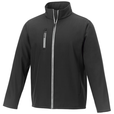 Picture of ORION MENS SOFTSHELL JACKET in Solid Black