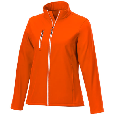 Picture of ORION LADIES SOFTSHELL JACKET in Orange