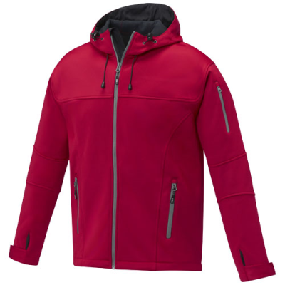 Picture of MATCH MENS SOFTSHELL JACKET in Red