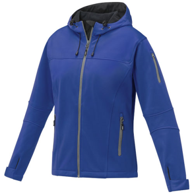 Picture of MATCH LADIES SOFTSHELL JACKET in Blue.