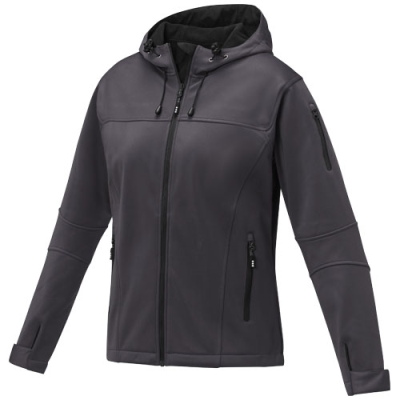 Picture of MATCH LADIES SOFTSHELL JACKET in Storm Grey.