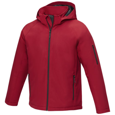 Picture of NOTUS MENS PADDED SOFTSHELL JACKET in Red.