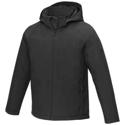 Picture of NOTUS MENS PADDED SOFTSHELL JACKET in Solid Black
