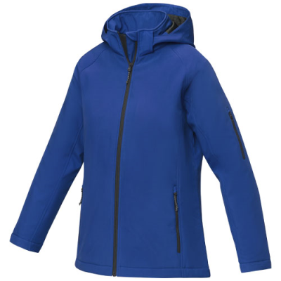 Picture of NOTUS LADIES PADDED SOFTSHELL JACKET in Blue.