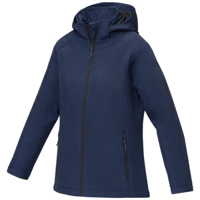 Picture of NOTUS LADIES PADDED SOFTSHELL JACKET in Navy.