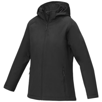 Picture of NOTUS LADIES PADDED SOFTSHELL JACKET in Solid Black.