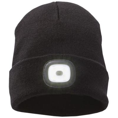 Picture of MIGHTY LED KNIT BEANIE in Solid Black.