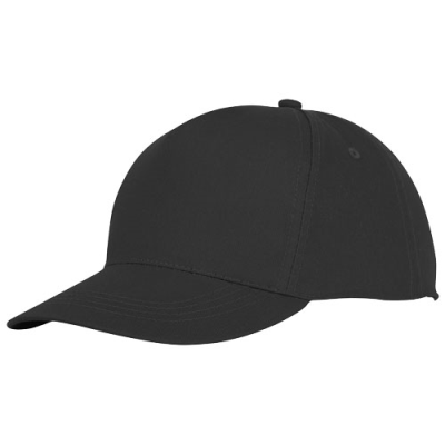 Picture of HADES 5 PANEL CAP in Solid Black.