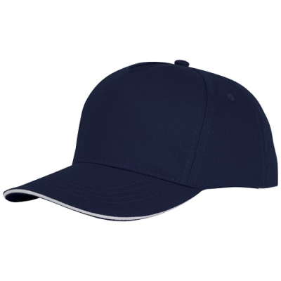 Picture of CETO 5 PANEL SANDWICH CAP in Navy