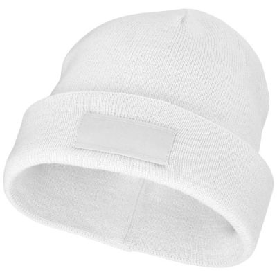 Picture of BOREAS BEANIE with Patch in White.