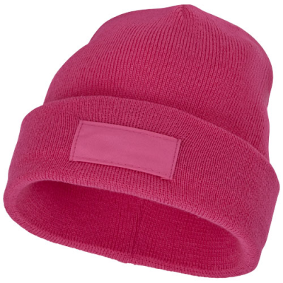 Picture of BOREAS BEANIE with Patch in Magenta.