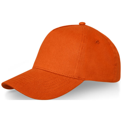 Picture of DOYLE 5 PANEL CAP in Orange.