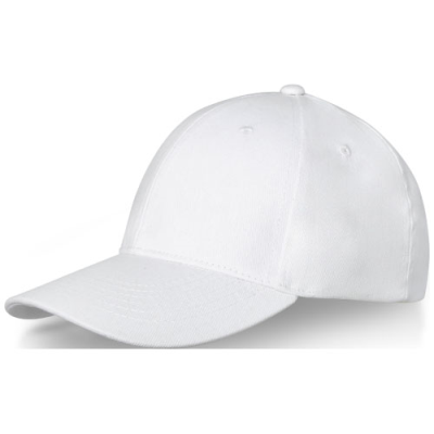 Picture of DAVIS 6 PANEL CAP in White.