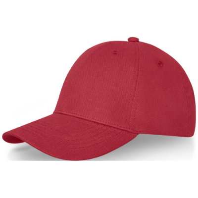 Picture of DAVIS 6 PANEL CAP in Red.