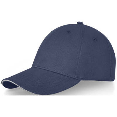 Picture of DARTON 6 PANEL SANDWICH CAP in Navy