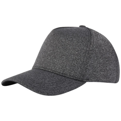 Picture of MANU 5 PANEL STRETCH CAP in Charcoal.