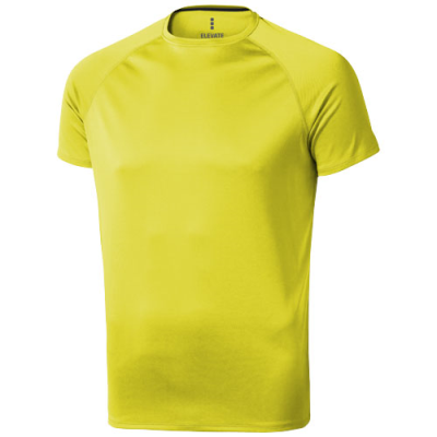 Picture of NIAGARA SHORT SLEEVE MENS COOL FIT TEE SHIRT in Neon Fluorescent Yellow