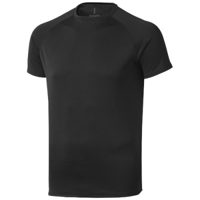 Picture of NIAGARA SHORT SLEEVE MENS COOL FIT TEE SHIRT in Solid Black