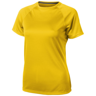 NIAGARA SHORT SLEEVE LADIES COOL FIT TEE SHIRT in Yellow.