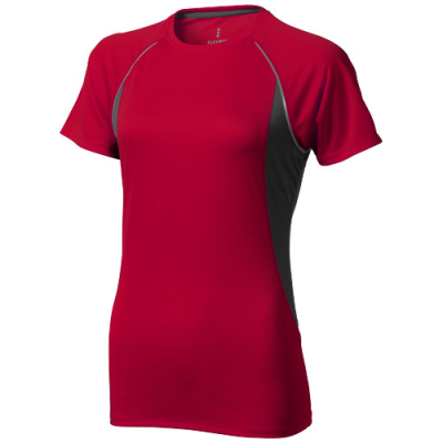 Picture of QUEBEC SHORT SLEEVE LADIES COOL FIT TEE SHIRT in Red