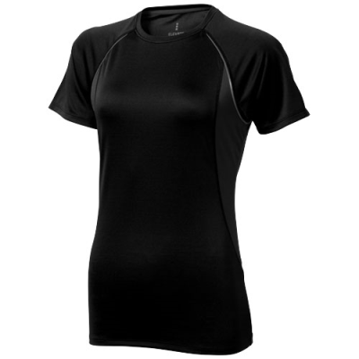 Picture of QUEBEC SHORT SLEEVE LADIES COOL FIT TEE SHIRT in Black Solid