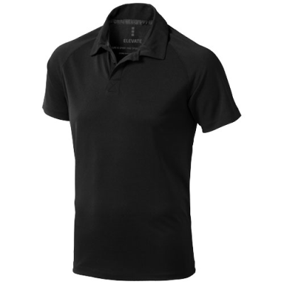 Picture of OTTAWA SHORT SLEEVE MENS COOL FIT POLO in Solid Black