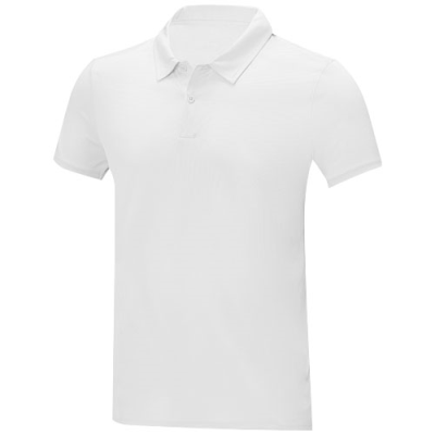 Picture of DEIMOS SHORT SLEEVE MENS COOL FIT POLO in White.