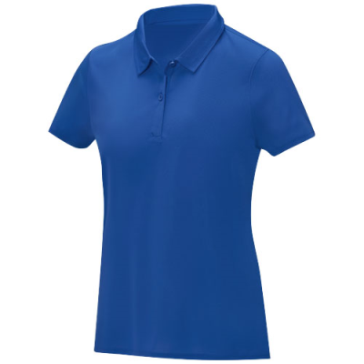 Picture of DEIMOS SHORT SLEEVE LADIES COOL FIT POLO in Blue.
