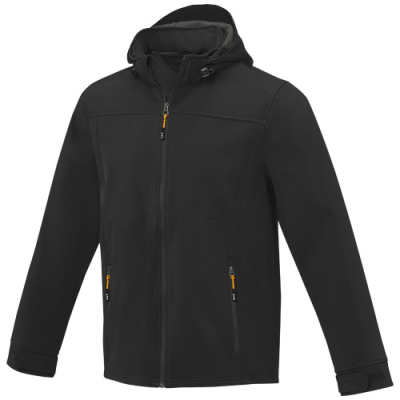 Picture of LANGLEY MENS SOFTSHELL JACKET in Solid Black