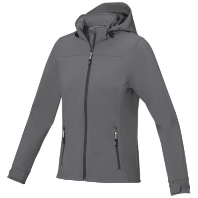Picture of LANGLEY LADIES SOFTSHELL JACKET in Steel Grey.