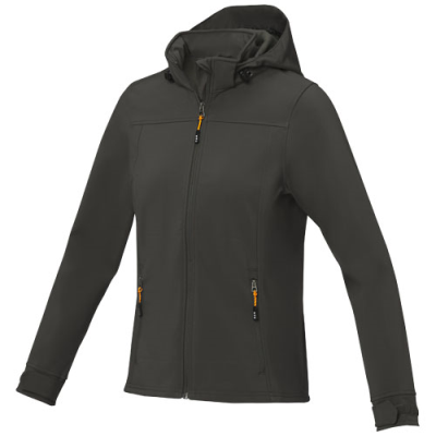 Picture of LANGLEY LADIES SOFTSHELL JACKET in Anthracite Grey