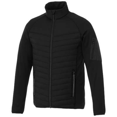 Picture of BANFF MENS HYBRID THERMAL INSULATED JACKET in Solid Black