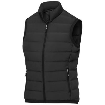 Picture of CALTHA LADIES THERMAL INSULATED DOWN BODYWARMER in Solid Black.